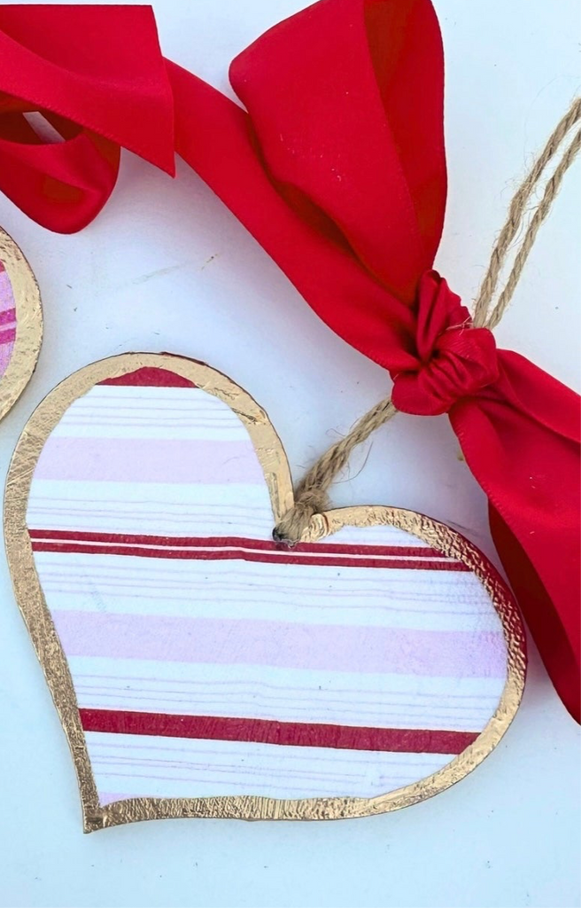 Valentine's Heart Ornament - 4"