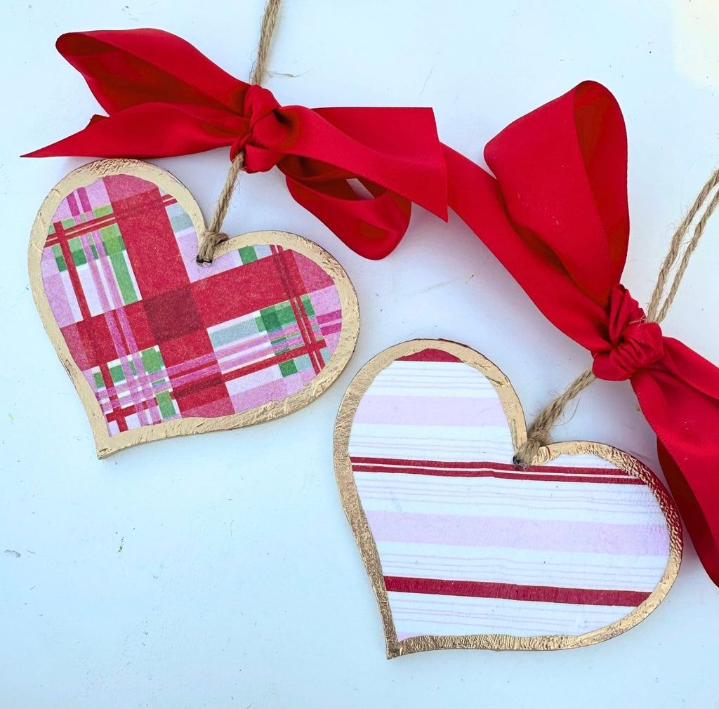 Valentine's Heart Ornament - 4"