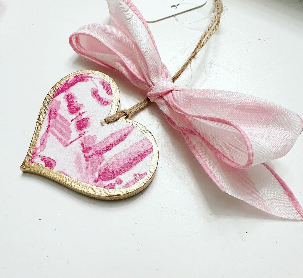 Valentine's Heart Ornament - 4"