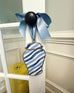 Handmade Ginger Jar Door hanger - Blue Wave - 8”