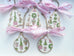 Pink Chinoiserie Topiary Bauble Ornament 2