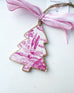 Pink Toile Tree Ornament