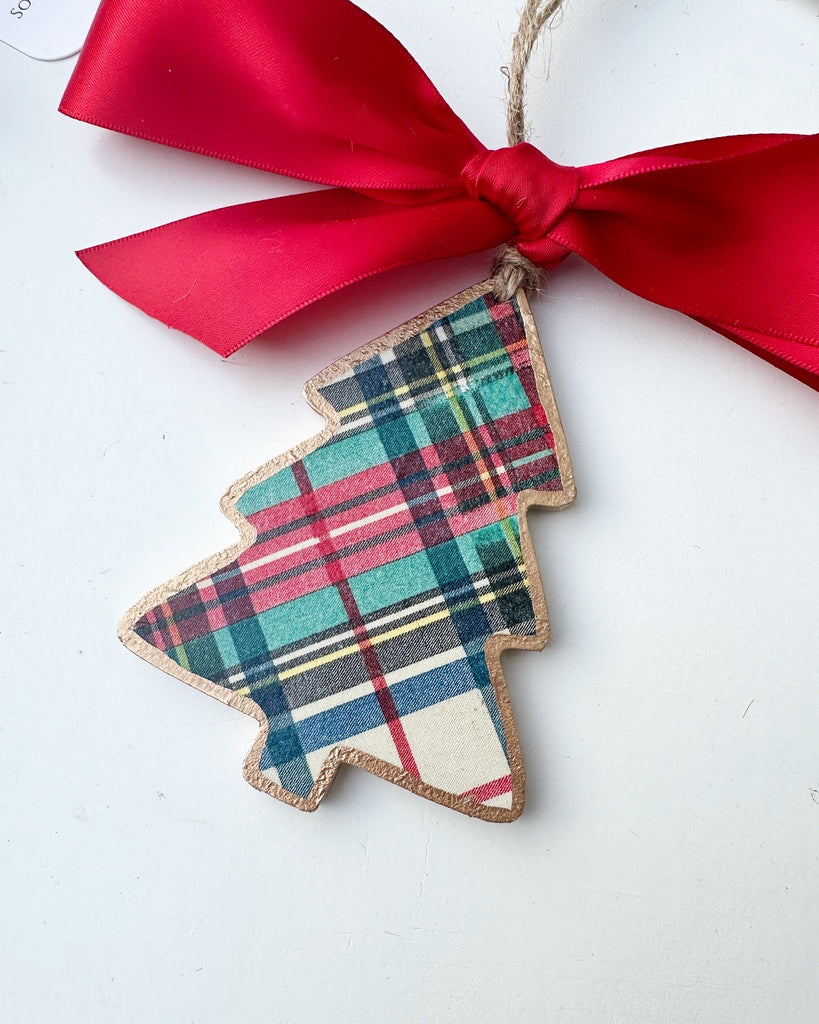 Tartan Plaid 2 Tree Ornament