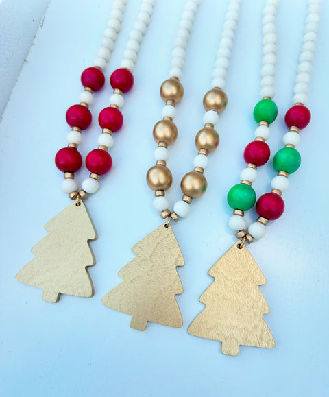 Christmas Tree Necklace