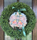 Handmade Pumpkin Door Hanger Autumn Bouquet 12”