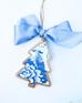 Blue Chelsea Bird Tree Ornament