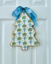 Handmade Christmas Door Hanger - Lemon Tree 12”