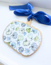 Handmade Pumpkin Door Hanger Blue Pumpkins & Gourds 8”