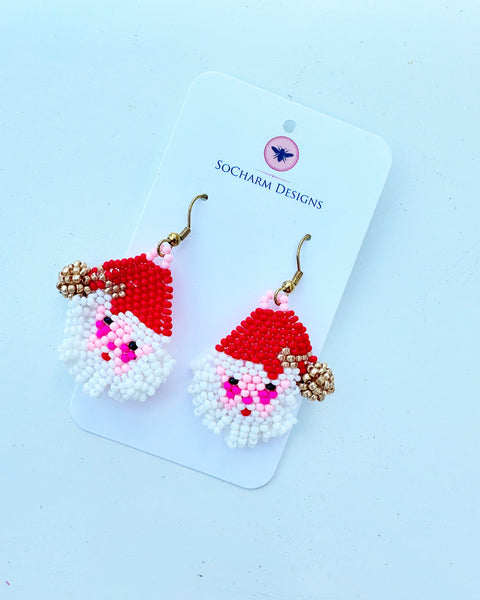 Santa Earrings