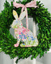 Handmade Bunny Door Hanger - 12”