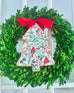 Handmade Christmas Door Hanger - Forest Berry Tree 12”