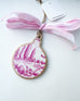 Pink Toile Bauble Ornament