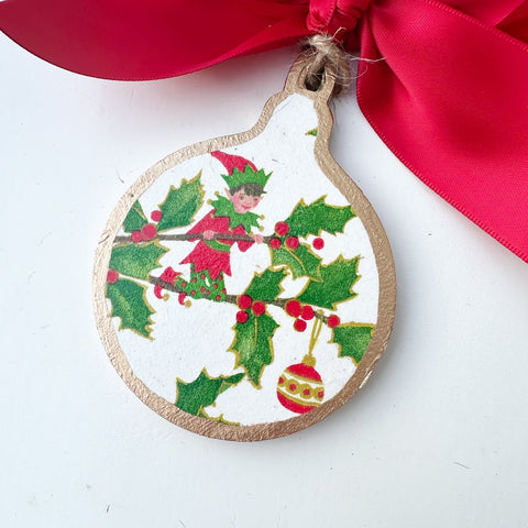 Elf Bauble Ornament 2