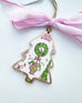 Pink Chinoiserie Topiary Tree Ornament 3