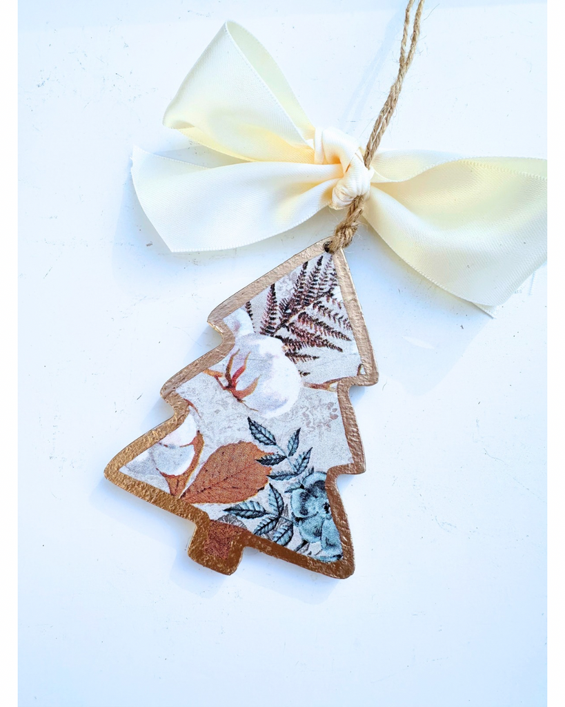 Autumn Cotton Tree Ornament