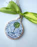 Blue Chinoiserie Topiary Bauble Ornament