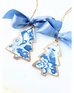 Blue Chelsea Bird Tree Ornament