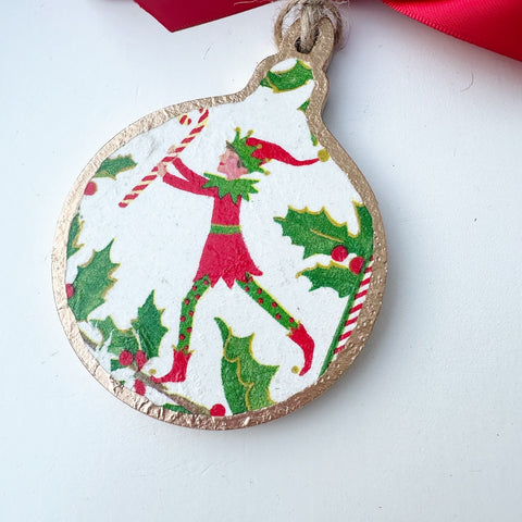 Elf Bauble Ornament 1