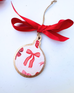 Red and Pink Bow Ornament Baubles