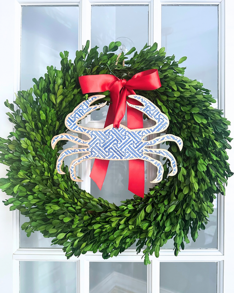 Crab Handmade Door Hanger - 12”