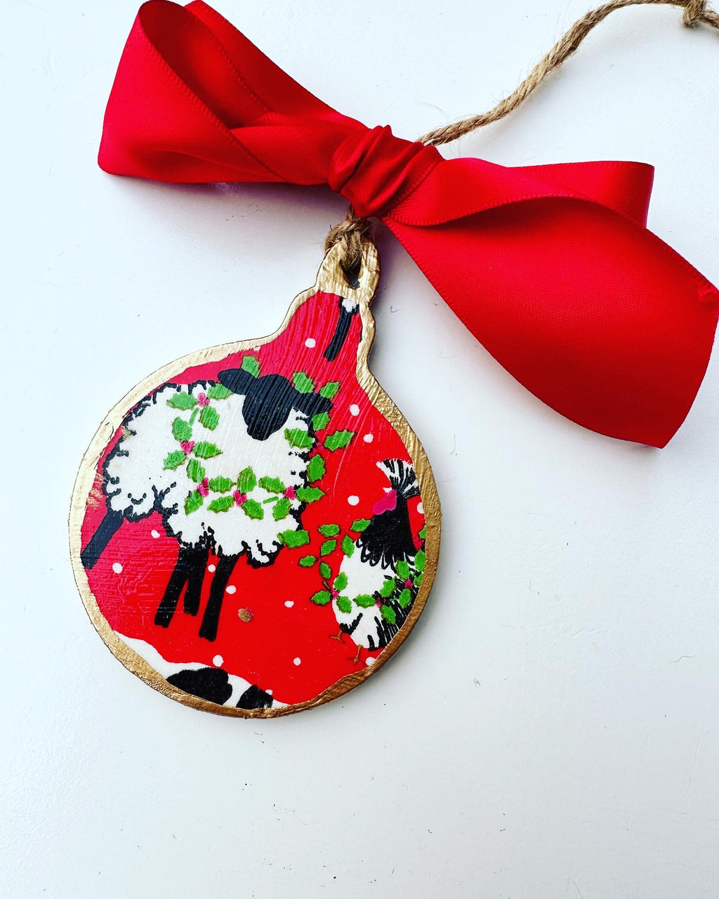 Lamb Bauble Ornament